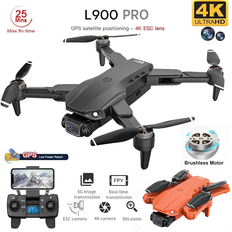 Drone Mapping - โดรน4K L900โปร GPS โดรน4K กล้อง HD