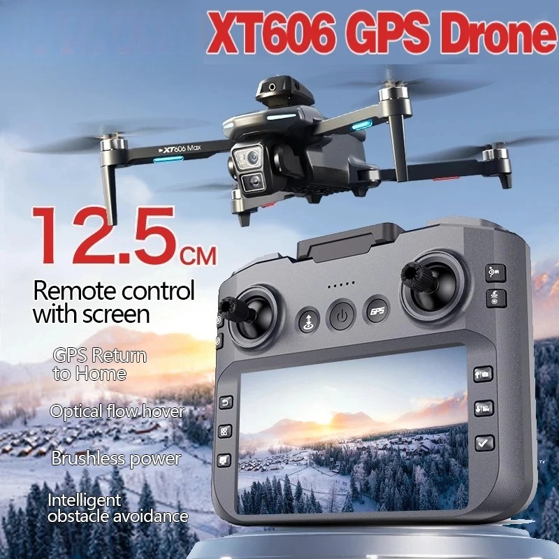 Drone Multispectral - โดรน XT606 MAX GPS รุ่นดั้งเดิม กล้อง