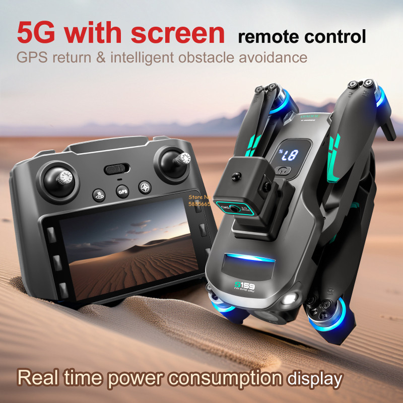 8K กล้องคู่ 5G WIFI FPV รีโมทค - Drone Mapping บทวิจารณ์และราคา
