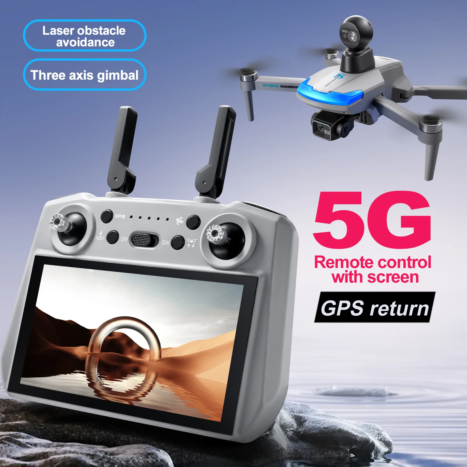S185 Professional Drone 2.7K H - Drone Multispectral บทวิจารณ์และราคา