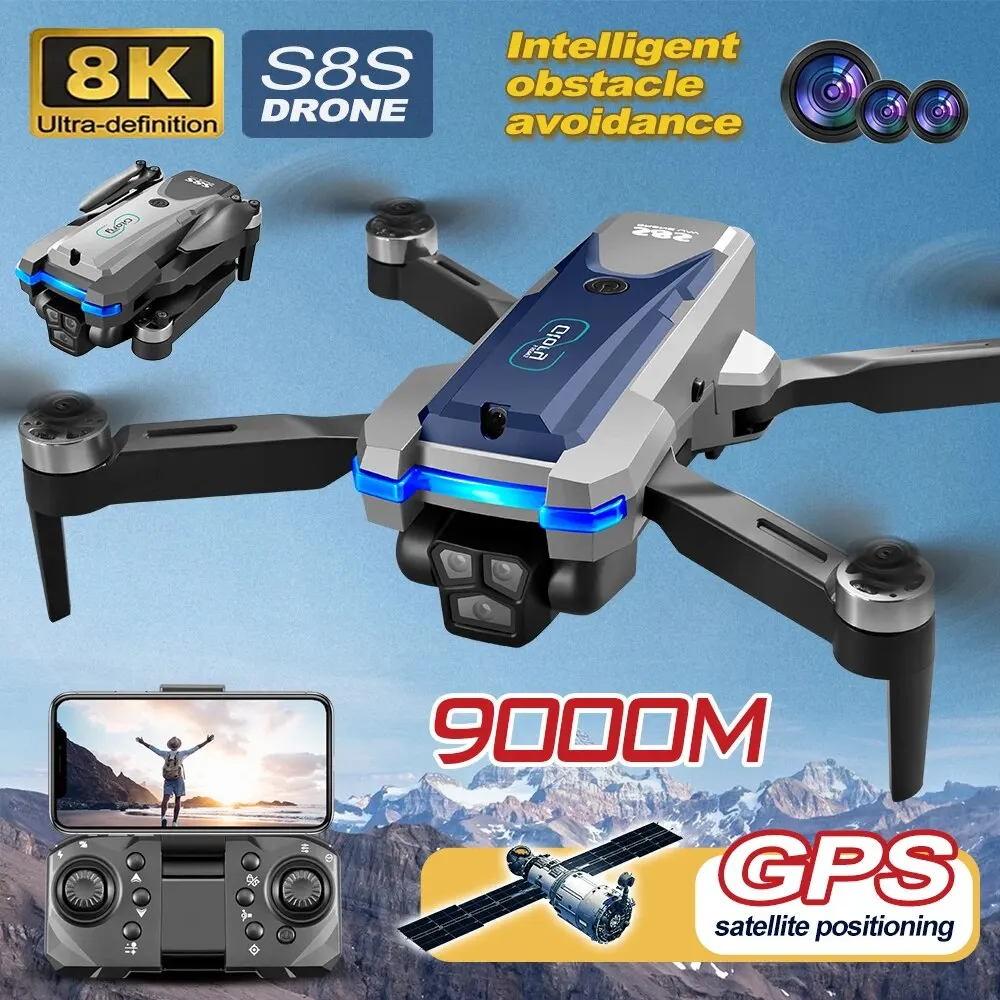 โดรน GPS S8S 5G Wi-Fi 8K HD ลื - Drone Mapping บทวิจารณ์และราคา
